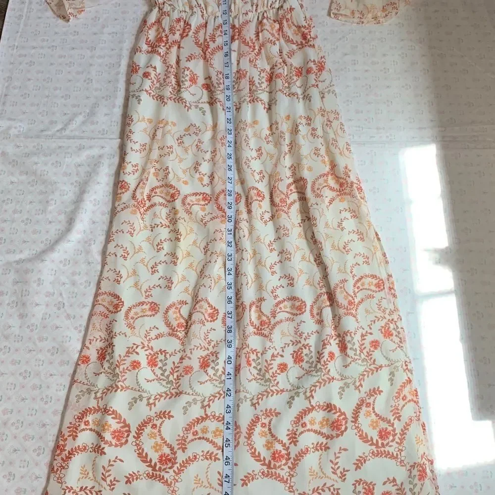 As U Wish Off Shoulder Maxi Dress Sz S